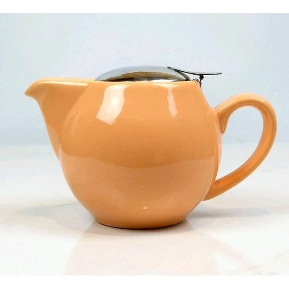 Tea Pot for Loose Leaf Tea (0.5 Litre) - Orange - Picture 6 of 6